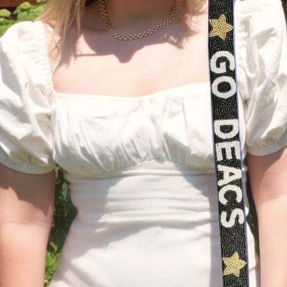 Wake Forest Beaded Purse Strap | Go Deacs | WF Game Day Accessory - Picture 1 of 2